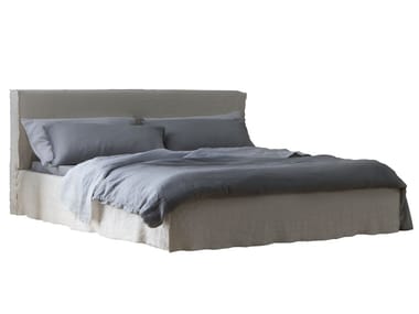 BRICK 80 - Double bed with upholstered headboard by Gervasoni