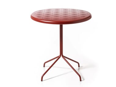 BRISE 38 - Round cement garden table by Gervasoni