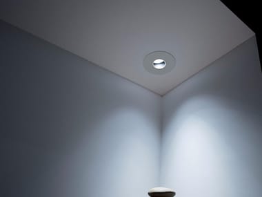 BUCO R - Recessed ceiling adjustable metal spotlight by Davide Groppi