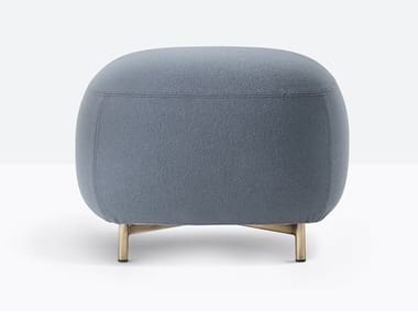 BUDDY 210 - Upholstered square fabric pouf by Pedrali