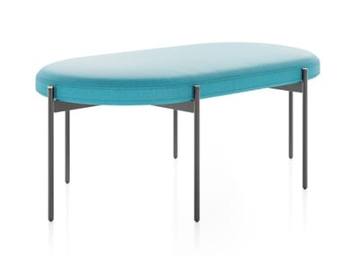 CAILLOU - Upholstered fabric bench by Liu Jo Living Collection