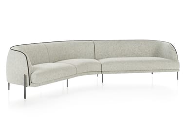 CAILLOU - Sectional fabric sofa by Liu Jo Living Collection