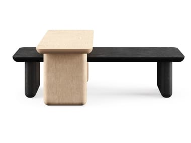 CAILLOU - Wooden bench by Liu Jo Living Collection