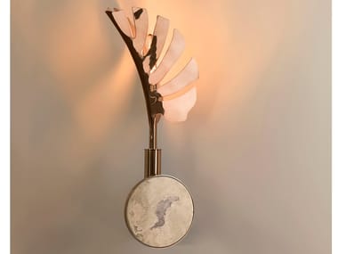 CALLIA - LED stainless steel wall light by Visionnaire