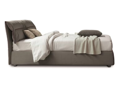 CAMPO - Fabric double bed with upholstered headboard by Bonaldo