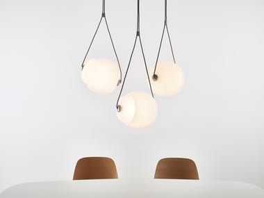 CAPSULA - LED blown glass pendant lamp by Brokis