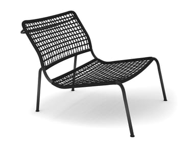 CARBON FROG - Garden other materials easy chair by Living Divani