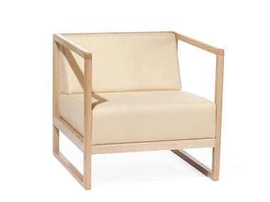 CASABLANCA 681 - Fabric armchair with armrests by TON