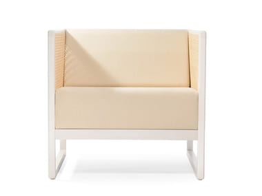 CASABLANCA 683 - Sled base armchair with armrests by TON