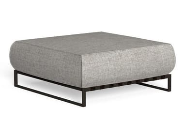 CASILDA - Rectangular fabric garden pouf with removable cover by Talenti