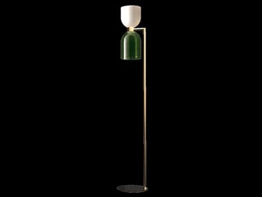 CATERINA 4026/P - LED glass floor lamp with dimmer by Italamp