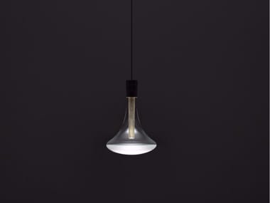 CATHODE - LED glass and metal pendant lamp by Davide Groppi