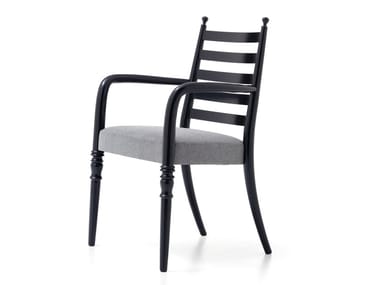 CENTURY 12 - Beech chair with armrests by Very Wood