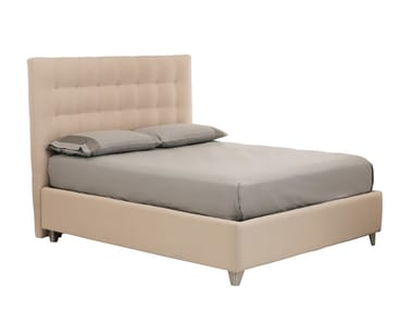 CERTALDO - Double bed with tufted headboard by Magniflex