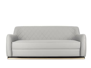 CHARLA - Tufted leather sofa by Luxxu
