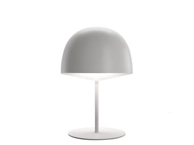 CHESHIRE - Polycarbonate and metal table lamp by FontanaArte