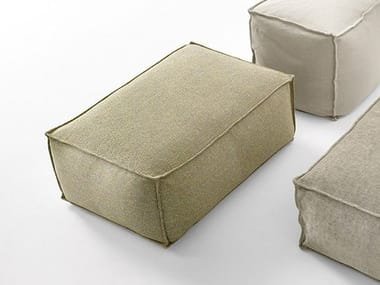 CHICO - Upholstered rectangular pouf by Novamobili