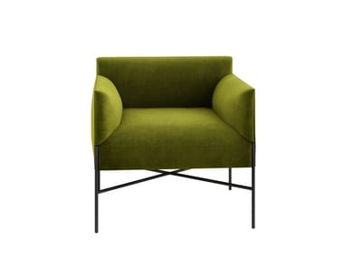 CHILL-OUT - Fabric armchair with armrests by Tacchini