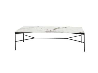 CHILL-OUT - Low rectangular marble coffee table by Tacchini