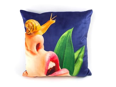 SNAIL - Square fabric cushion (Request Info)