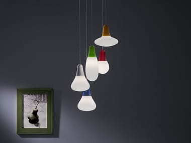 CIULIFRULI - Polyethylene pendant lamp by Martinelli Luce