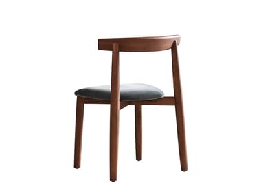 CLARETTA BOLD - Stackable wooden chair by Miniforms