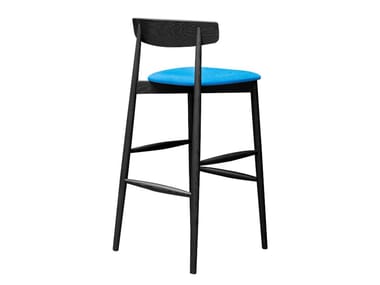 CLARETTA - High stool with footrest by Miniforms