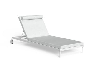 CLEOSOFT-ALU - Recliner fabric sun lounger by Talenti