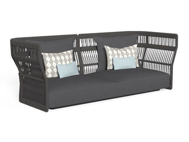 CLIFF - 3 seater rope garden sofa by Talenti