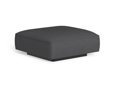 CLIFF DEC? - Square fabric garden pouf by Talenti