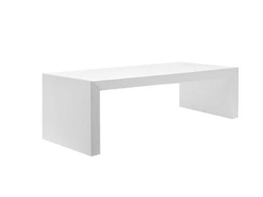 CLOSED BENCH LACQUERED - Wooden bench by Andreu World