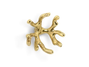 CODIUM OC2006 - Brass furniture knob by Pullcast