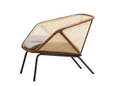 COLONY - Straw easy chair by Miniforms