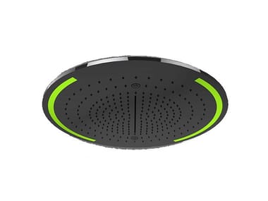 COLOUR - Round waterfall shower with built-in lights by Gessi