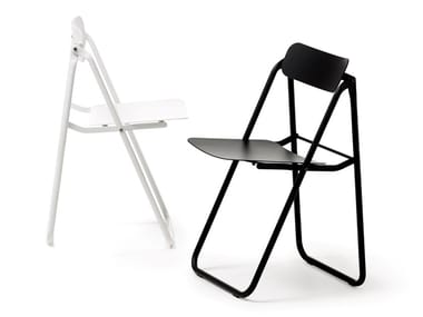 CON.FORT - Folding aluminium chair by Opinion Ciatti