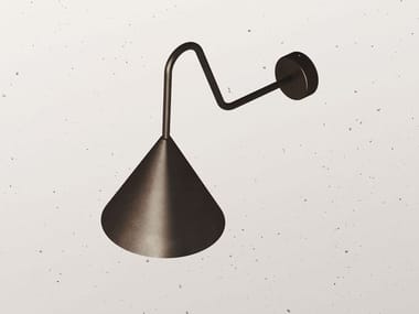 CONE 286.07 - Iron wall lamp by Il Fanale