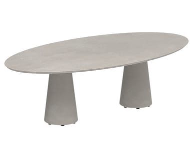 CONIX - Oval Ductal¢ç garden table by Royal Botania