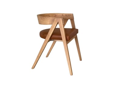 COOPER - Ash chair with armrests by Morelato