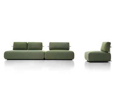 COSY - Modular fabric garden sofa by MDF Italia