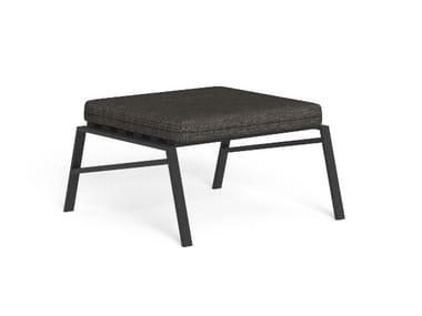 COTTAGE - Rectangular fabric garden pouf by Talenti