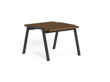 COTTAGE - Square iroko side table by Talenti