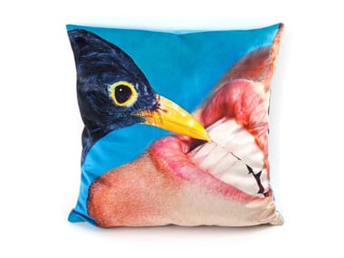 CROW - Square fabric cushion (Request Info)