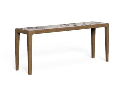 CRUISE TEAK - Rectangular garden console by Talenti