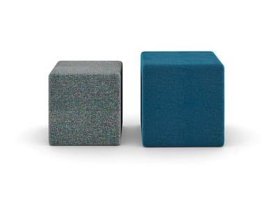 CUBE - Upholstered Kids pouf with removable lining by Nidi