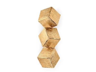 CUBIC SCONCES BIG - Brass wall light by Boca do Lobo