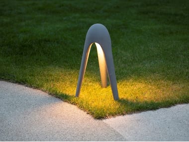 CYBORG OUTDOOR - LED fiber cement bollard light by Martinelli Luce