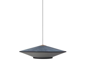 CYMBAL - Velvet pendant lamp by Forestier