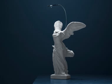 NIKE - LED with swing arm plaster table lamp by Catellani & Smith