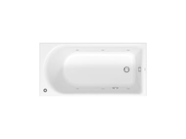 D-NEO - Hydromassage built-in acrylic bathtub by Duravit