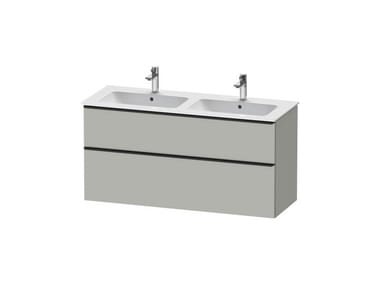 D-NEO - Double wall-mounted vanity unit with drawers by Duravit